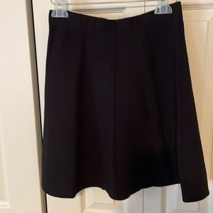 Zara Basic flared short skirt, black, size xs
